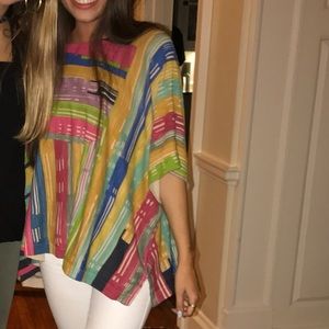 Colorblock Anthropologie top!!!